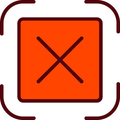 Fototapeta premium Crossed Icon