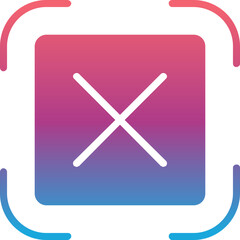 Obraz premium Crossed Icon