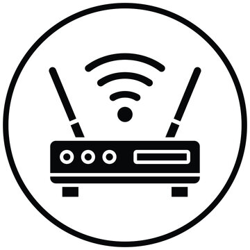 recommend clip art: Wifi Router Icon Style