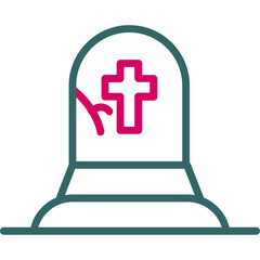 Fototapeta premium Tombstone Icon