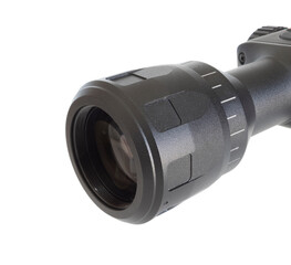 Eyepiece on a night vision rifle scope