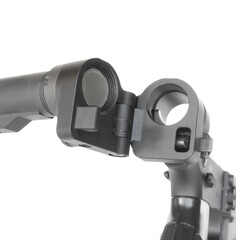 AR-15 folding stock adapter on white