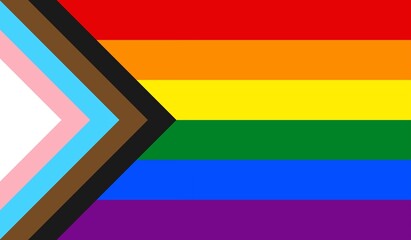 Bandera LGBTIQ+ inclusiva