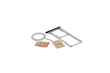 A picture of sim card tray with selective focus