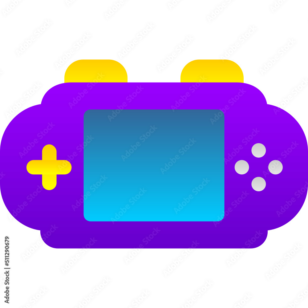 Wall mural game console icon