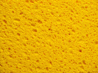 Fototapeta premium Abstract background with detail texture of yellow wash sponge