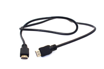A picture of hdmi cable on white background