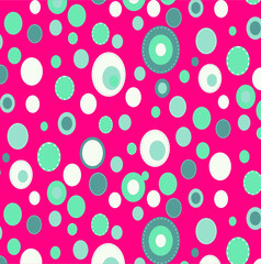metered patterns suitable for textiles consisting of geometric objects