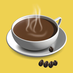 cup of coffee with chocolate