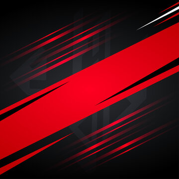 Shiny red geometric design background vector