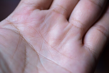 close up of hand