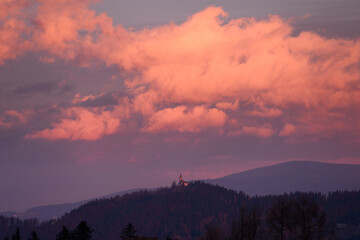 Obraz premium Vivid sunset clouds