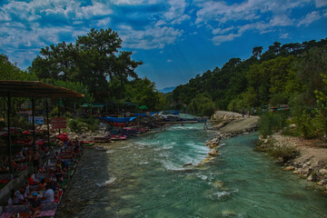 river in the mountains