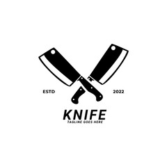  knife logo icon for cooking.