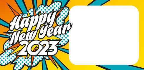 Carte Happy New Year 2023 POPART CC