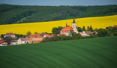 South Moravia Landscape on a beautiful day