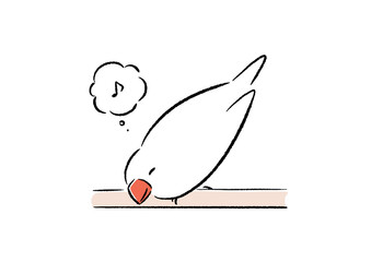 ごきげん文鳥