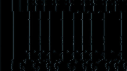 Glitch noise static television VFX pack. Visual video effects stripes background, CRT tv screen no signal glitch effect