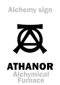 Alchemy Alphabet: ATHANOR (arab.: Al-tannoor), Alchemical furnace, also: Philosophical furnace, Furnace of Arcana, The Tower furnace &mdash; furnace for alchemical digestion, mediaeval chemical apparatus.