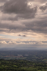 Shropshire countryside view of rural Britain