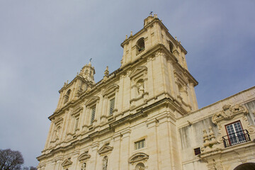 Fototapeta na wymiar Church of Sao Vicente of Fora in Lisbon, Portugal