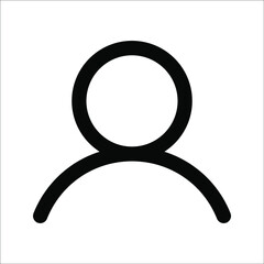 Login Icon Vector Line Symbol, on a white background.