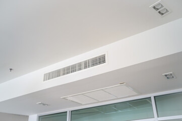 Ceiling mounted cassette type air conditioner...