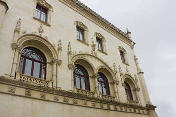  Fragment of Rossio Railway Station in Lisbon