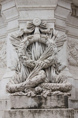 Fragment of Monument to the Restorers in Lisbon
