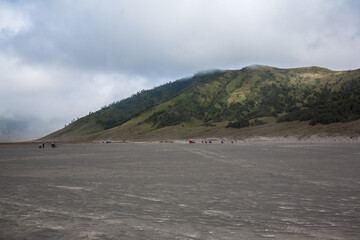 Savanna Hill at Bromo Mountain area in Surabaya, Indonesia