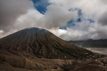 Mount Batok in Bromo Mountain area, Surabaya, Indonesia