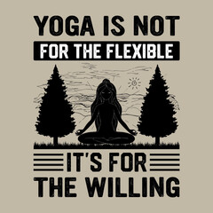 Yoga Quotes T shirt Design