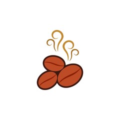 coffee bean icon vector