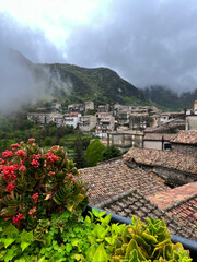 montaña en otoño