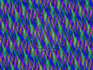 サイケデリックなネオンカラーの抽象イメージ