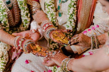 henna hands on tattoo on hands