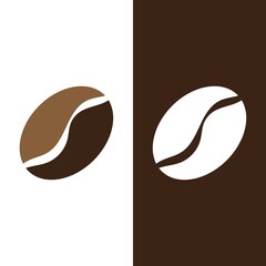 coffee bean icon vector