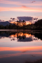 Obraz premium Spring by the lake in Zavrsnica valley