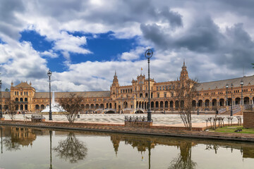 Fototapeta premium Plaza de Espana, Seville, Spain
