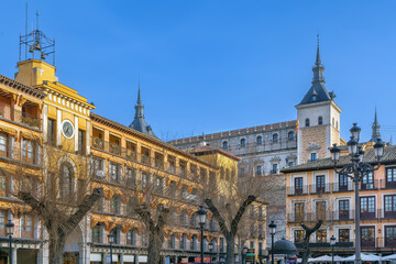 Obraz premium Plaza de Zocodover, Toledo, Spain