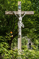 Christ en croix de l'abbaye d'Aiguebelle
