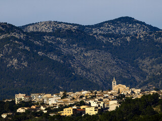 Obraz premium Campanet. Comarca de Raiguer. Mallorca. Baleares.España.