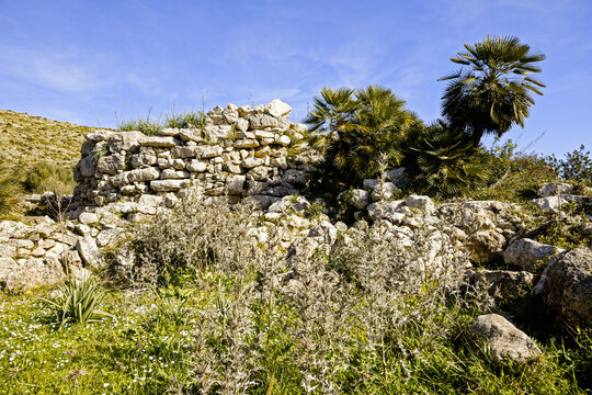 Poblado Talai&ograve;tico de Es Claper des Gegant. .Capdepera.Comarca de Llevant. Mallorca. Baleares.Espa&ntilde;a.