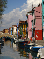 Fototapeta na wymiar Isla de Burano. Venecia.Véneto. Italia.