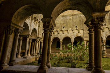 Fototapeta na wymiar Monasterio romanico de Sant Pere de Galligants (s.X-XII). Ciudad de Girona.Girona.España.
