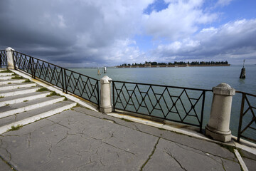 Fototapeta premium Isla de San Michele. Venecia.Véneto. Italia.