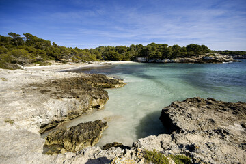 Cala en Turqueta.Ciutadella.Menorca.Islas Baleares.España.
