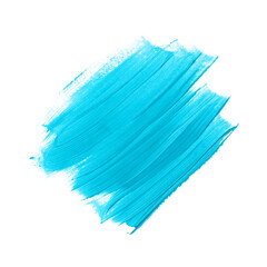 Logo brush stroke paint background. Perfect blue mint design for headline and sale banner.