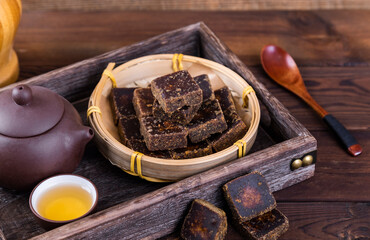 Blood tonic and healthy brown sugar block