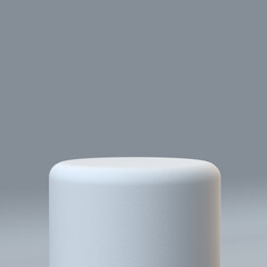 a product advertising platform wrapped in fabric